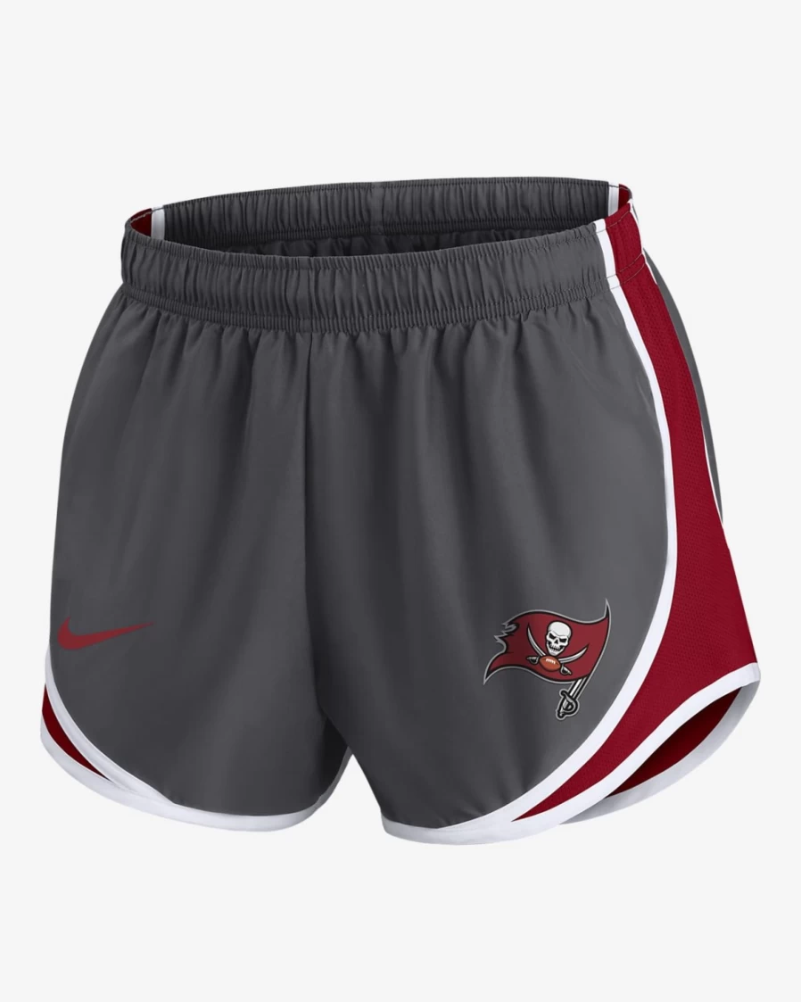 Nike Dri-FIT Logo Tempo Women's Shorts - NFL Tampa Bay Buccaneers, Anthracite/Red