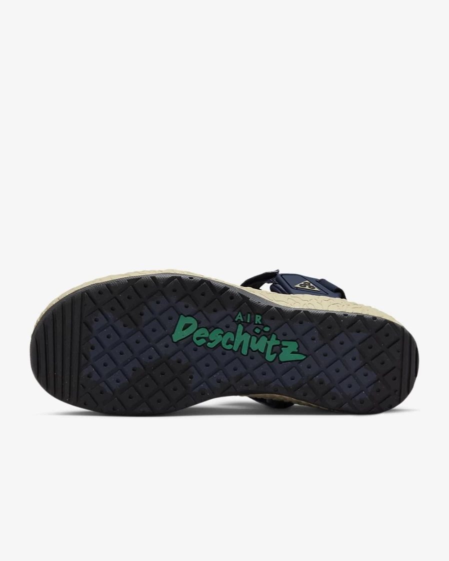 Nike ACG Air Deschutz+ Sandals for Men & Women - Midnight Navy, Thunder Blue, Rattan, Light Crimson Outdoor Waterproof Hiking Shoes