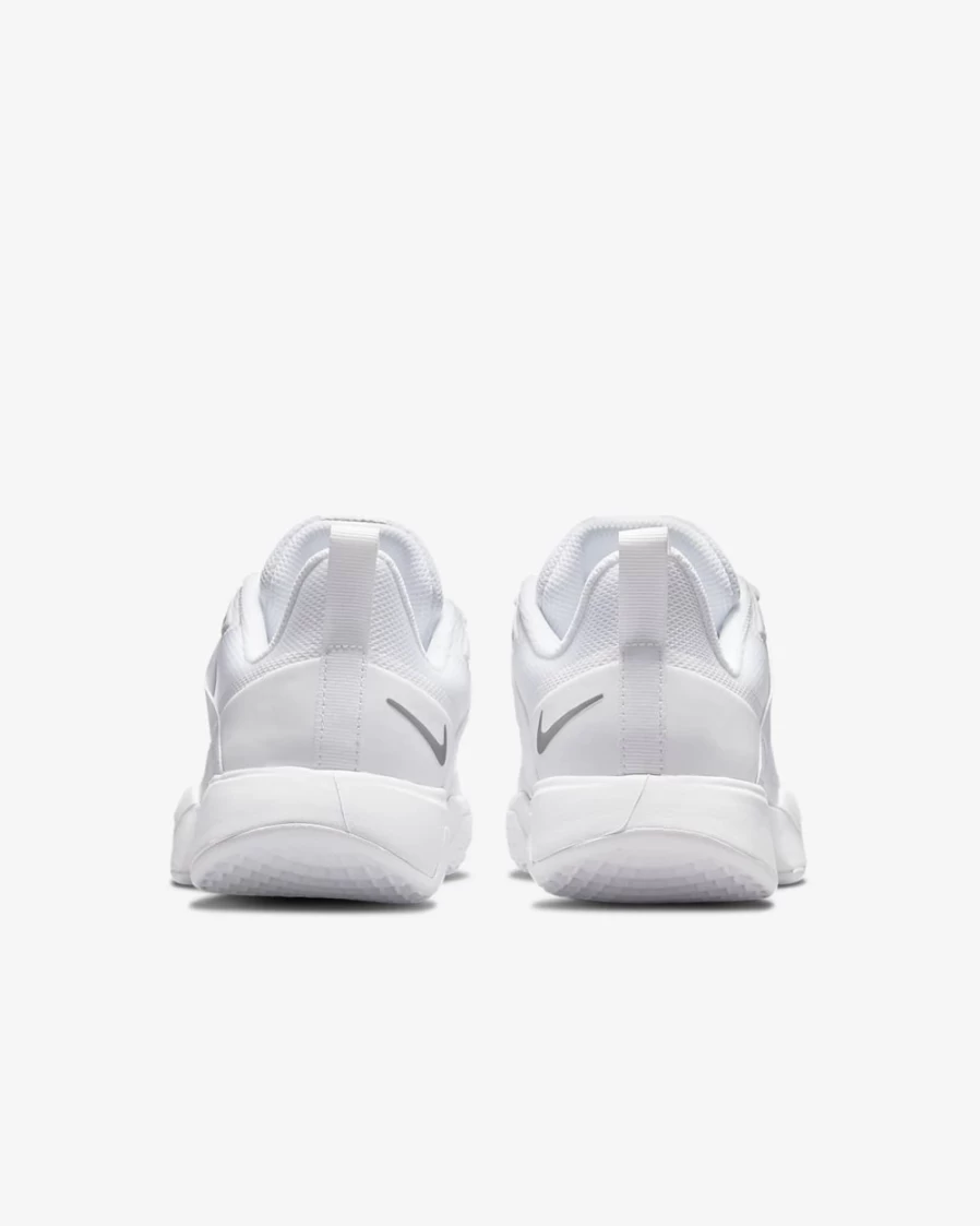 NikeCourt Vapor Lite Women's Tennis Shoes White/Metallic Silver - Hard Court Training & Match Sneakers