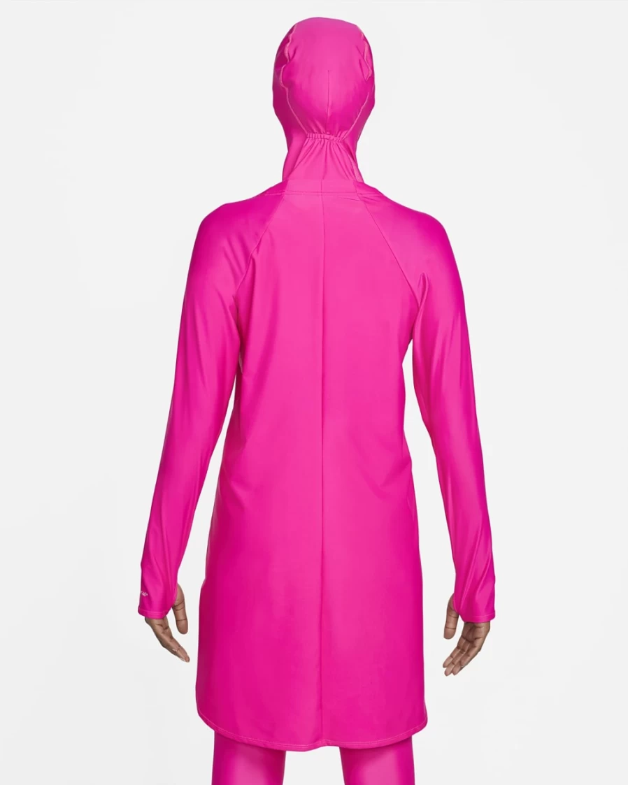 Nike Victory Women's Pink Prime Full-Coverage Swim Tunic Top