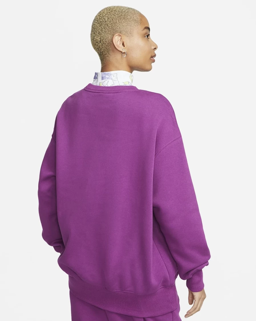 Nike Viotech Women's Oversized Fleece Crewneck Sweatshirt | Phoenix Fleece Comfort