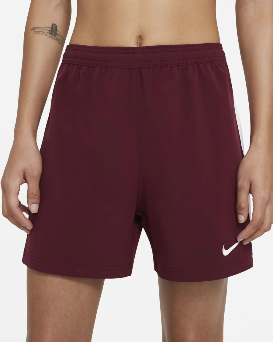 Nike Vapor Women's Flag Football Shorts - Team Dark Maroon/White - Lightweight & Breathable