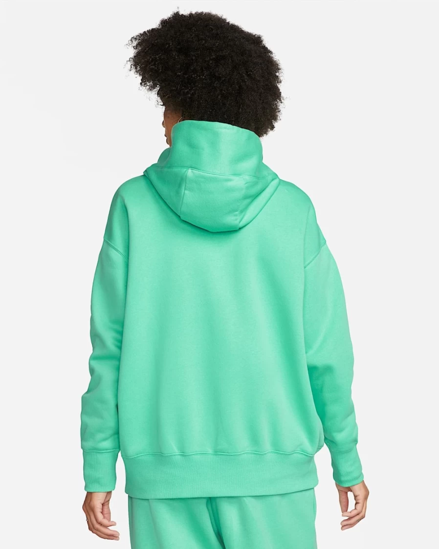 Nike Women's Light Menta/Sail Phoenix Fleece Oversized Pullover Hoodie | Sportswear