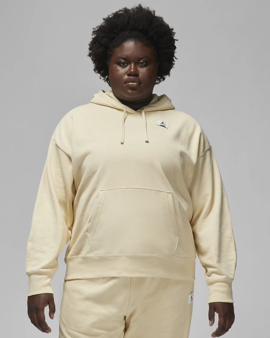 Nike Jordan Flight Women's Beach Fleece Hoodie - Plus Size Comfort & Style