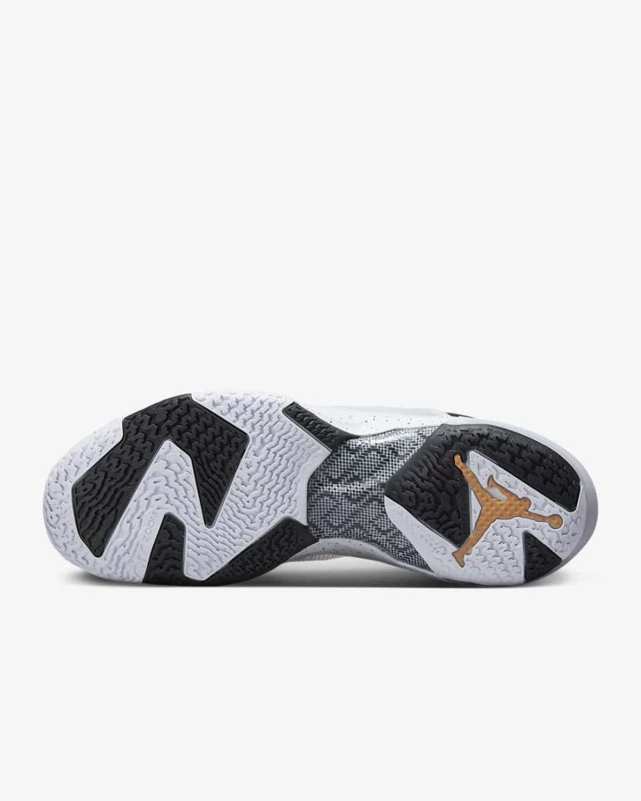 Nike Air Jordan XXXVII Basketball Shoes for Men & Women - White/Citrus/Black