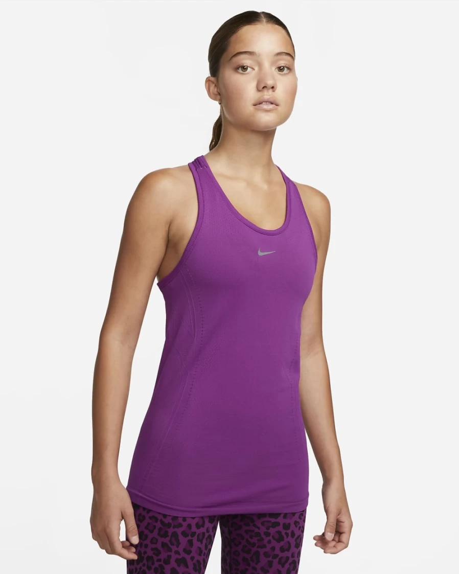Nike Dri-FIT ADV Aura Women's Slim-Fit Tank Top - Viotech Color