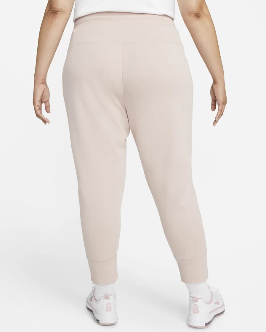 Nike Tech Fleece Women's Plus Size Jogger Pants - Pink Oxford & Black Athletic Sweatpants