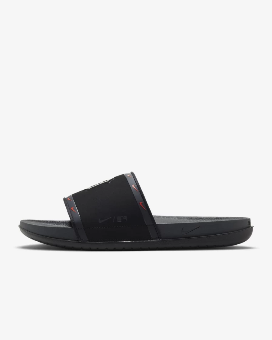 Nike Offcourt Slide Sandals for Men & Women - MLB Detroit Tigers Edition in Black, Pitch Blue, Team Orange, Anthracite