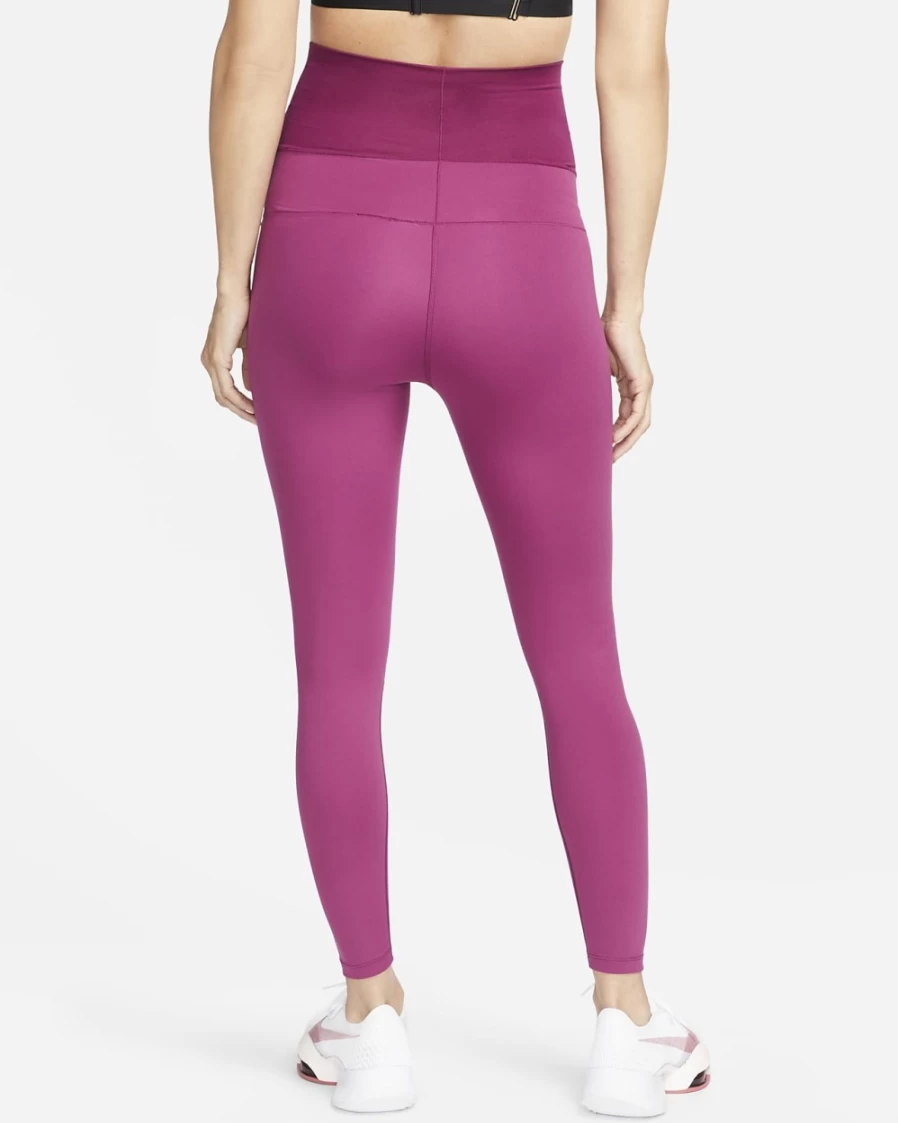 Nike Women's High-Waisted Maternity Leggings - Sangria/Black