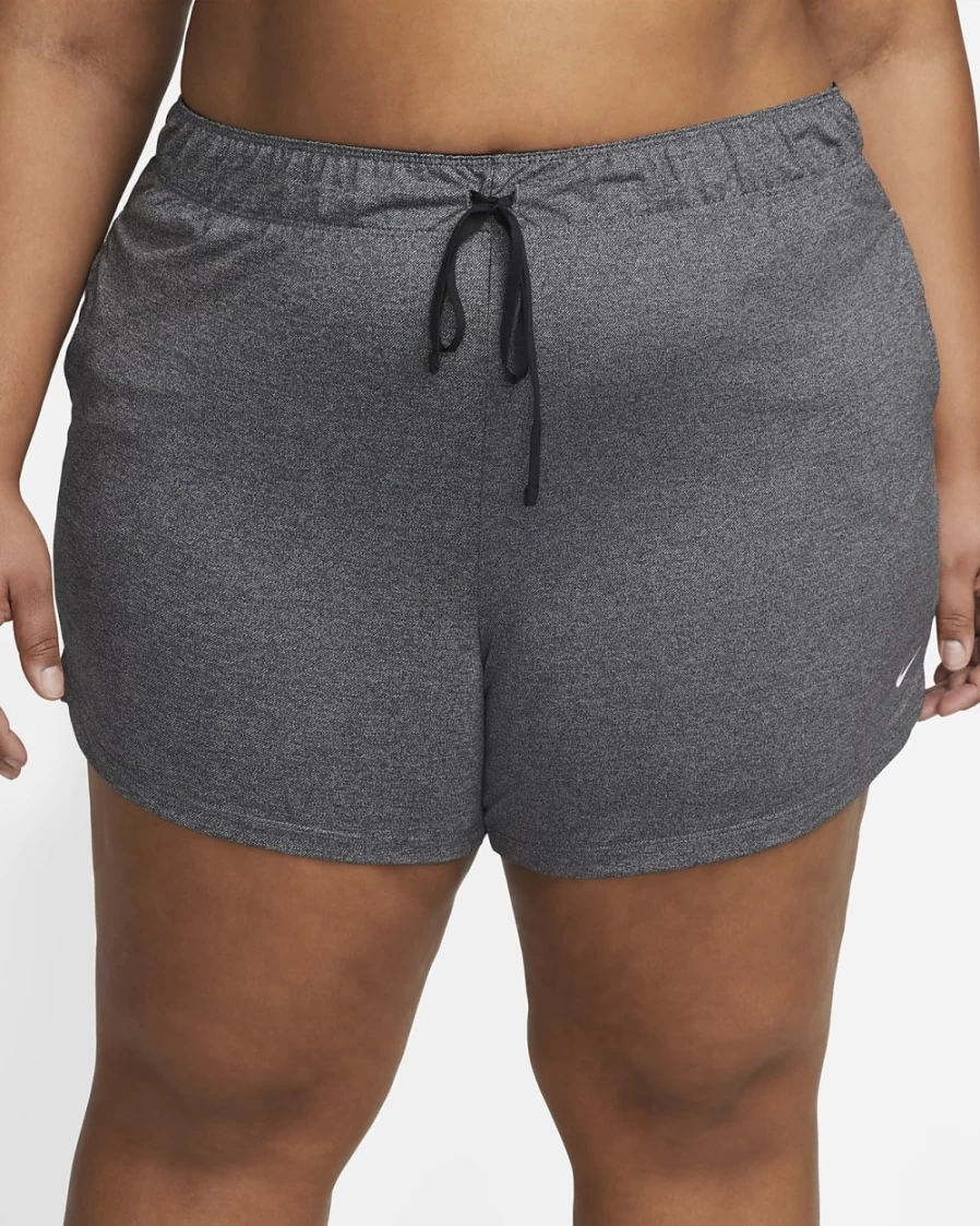 Nike Dri-FIT Attack Women's Plus Size Training Shorts in Black, Heather, White - Moisture-Wicking Workout Shorts