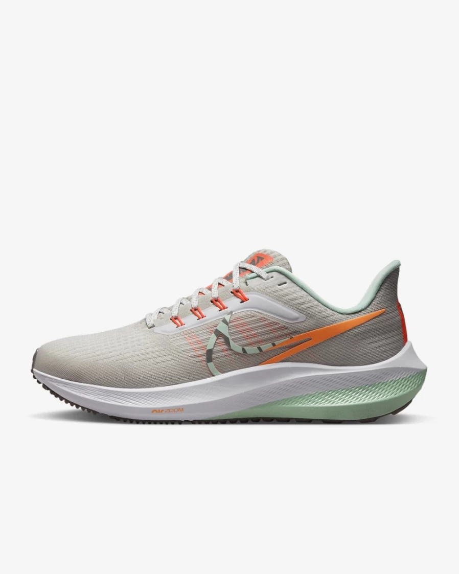 Nike Pegasus 39 Premium Women's Road Running Shoes - Photon Dust/Total Orange/Light Iron Ore/Mint Foam
