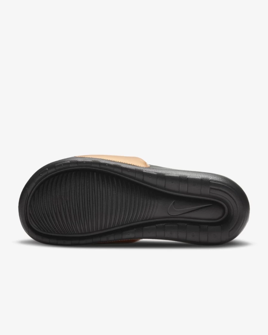 Nike Victori One Women's Slides - Black/Metallic Copper/Black Athletic Sandals for Women
