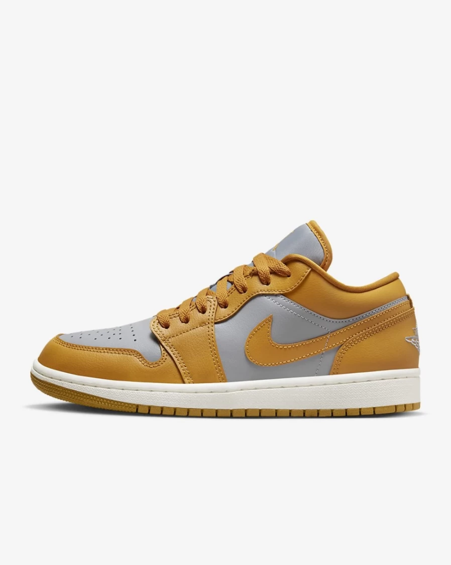 Nike Air Jordan 1 Low Women's Shoes - Cement Grey/Sail/Chutney